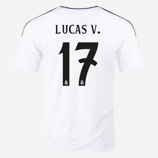 2024/25 Lucas Vazquez #17 Home Men's Soccer Jersey - Click Image to Close