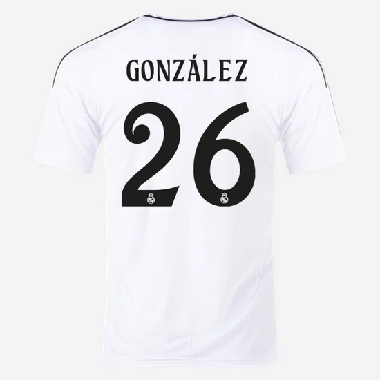 2024/25 Fran Gonzalez #26 Home Men's Soccer Jersey