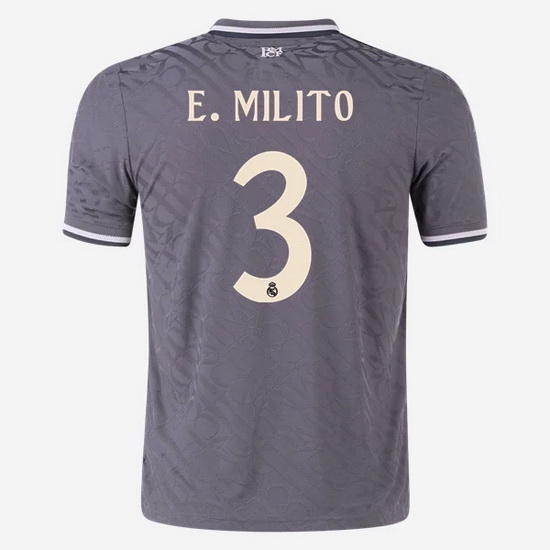 2024/25 Eder Militao #3 Away Men's Soccer Jersey - Click Image to Close