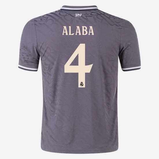 2024/25 David Alaba #4 Away Men's Soccer Jersey - Click Image to Close