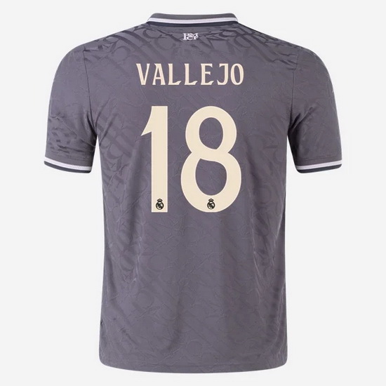 2024/25 Jesus Vallejo #18 Away Men's Soccer Jersey - Click Image to Close