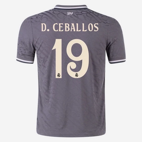 2024/25 Dani Ceballos #19 Away Men's Soccer Jersey - Click Image to Close