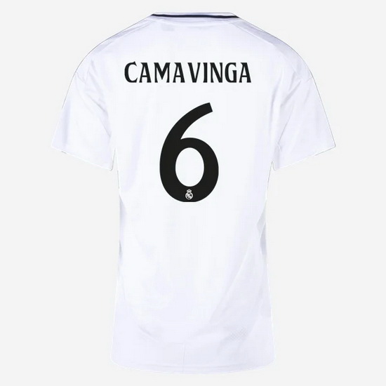 2024/25 Eduardo Camavinga #6 Home Women's Soccer Jersey