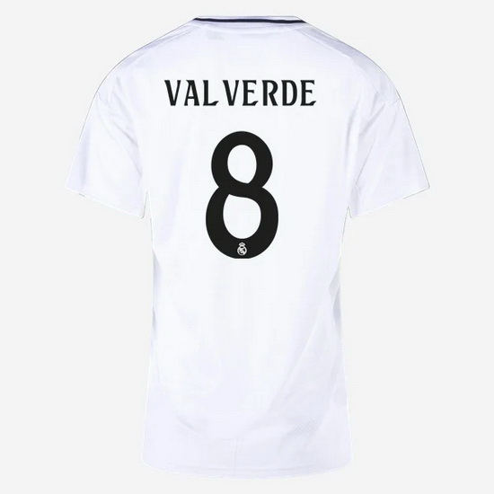 2024/25 Federico Valverde #8 Home Women's Soccer Jersey