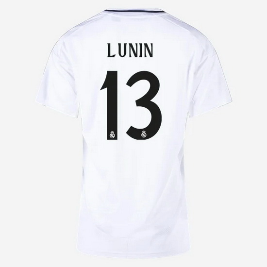 2024/25 Andriy Lunin #13 Home Women's Soccer Jersey