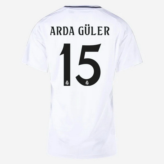 2024/25 Arda Guler #15 Home Women's Soccer Jersey - Click Image to Close