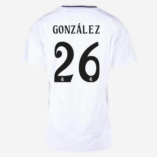 2024/25 Fran Gonzalez #26 Home Women's Soccer Jersey