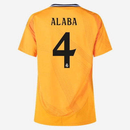 2024/25 David Alaba #4 Away Women's Soccer Jersey