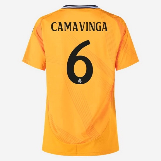 2024/25 Eduardo Camavinga #6 Away Women's Soccer Jersey - Click Image to Close