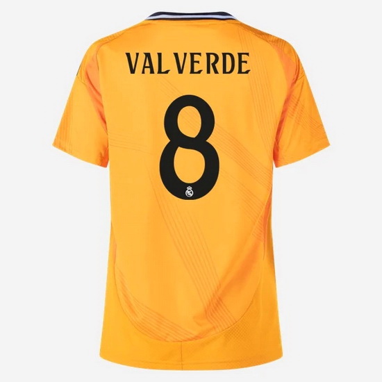 2024/25 Federico Valverde #8 Away Women's Soccer Jersey