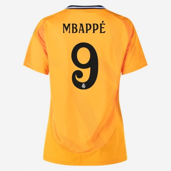 2024/25 Kylian Mbappe #9 Away Women's Soccer Jersey - Click Image to Close