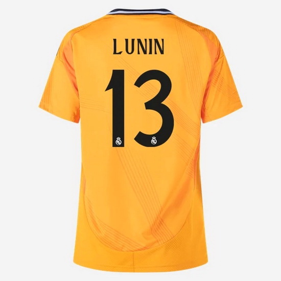 2024/25 Andriy Lunin #13 Away Women's Soccer Jersey