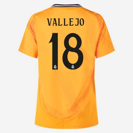 2024/25 Jesus Vallejo #18 Away Women's Soccer Jersey - Click Image to Close