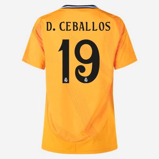 2024/25 Dani Ceballos #19 Away Women's Soccer Jersey