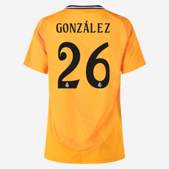 2024/25 Fran Gonzalez #26 Away Women's Soccer Jersey