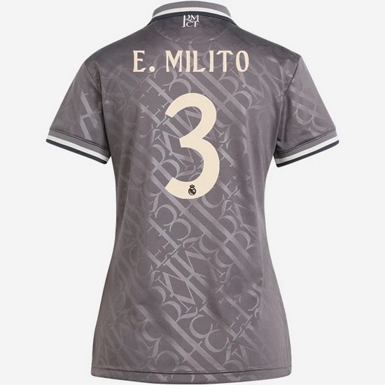 2024/25 Eder Militao #3 Third Women's Soccer Jersey - Click Image to Close