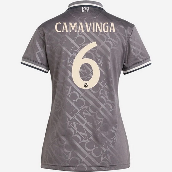 2024/25 Eduardo Camavinga #6 Third Women's Soccer Jersey