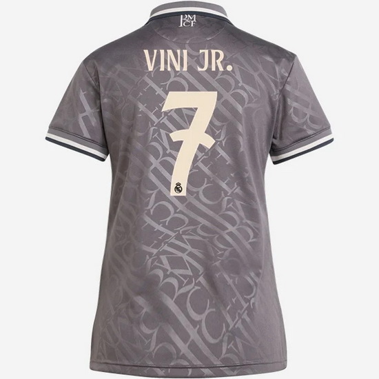 2024/25 Vinicius Junior #7 Third Women's Soccer Jersey