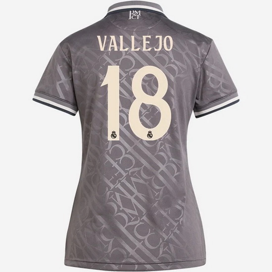 2024/25 Jesus Vallejo #18 Third Women's Soccer Jersey