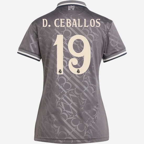 2024/25 Dani Ceballos #19 Third Women's Soccer Jersey - Click Image to Close