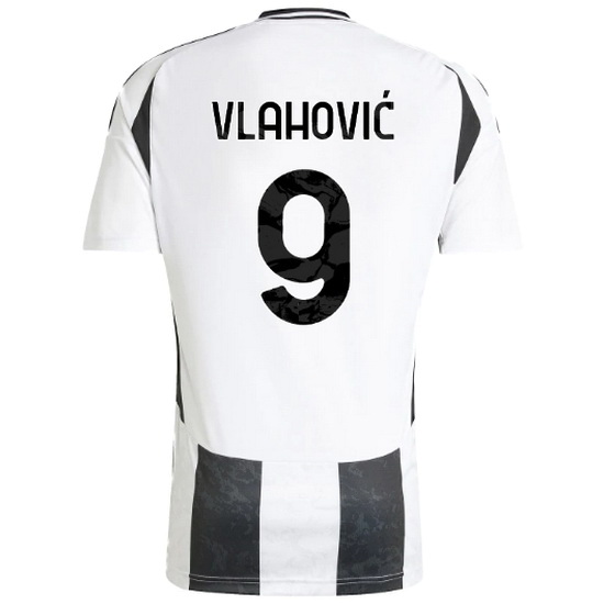 2024/25 Dusan Vlahovic #9 Home Men's Soccer Jersey