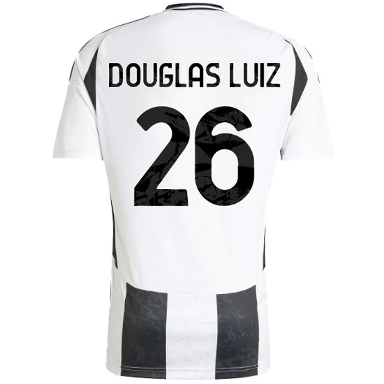 2024/25 Douglas Luiz #26 Home Men's Soccer Jersey - Click Image to Close