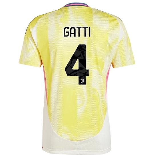 2024/25 Federico Gatti #4 Away Men's Soccer Jersey - Click Image to Close