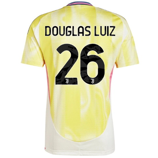 2024/25 Douglas Luiz #26 Away Men's Soccer Jersey