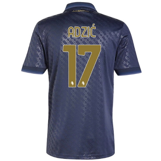 2024/25 Vasilije Adzic #17 Third Men's Soccer Jersey - Click Image to Close