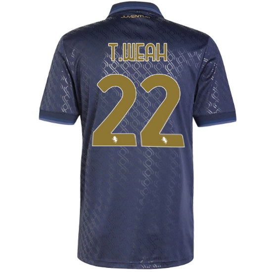 2024/25 Timothy Weah #22 Third Men's Soccer Jersey - Click Image to Close