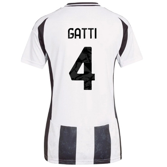 2024/25 Federico Gatti #4 Home Women's Soccer Jersey - Click Image to Close