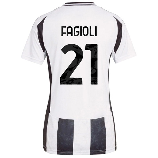 2024/25 Nicolo Fagioli #21 Home Women's Soccer Jersey - Click Image to Close