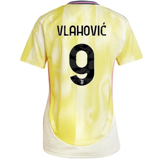 2024/25 Dusan Vlahovic #9 Away Women's Soccer Jersey