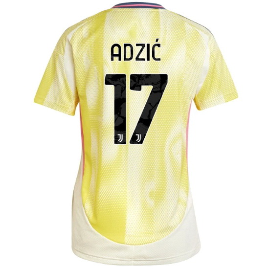 2024/25 Vasilije Adzic #17 Away Women's Soccer Jersey