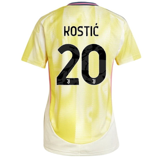 2024/25 Filip Kostic #20 Away Women's Soccer Jersey - Click Image to Close