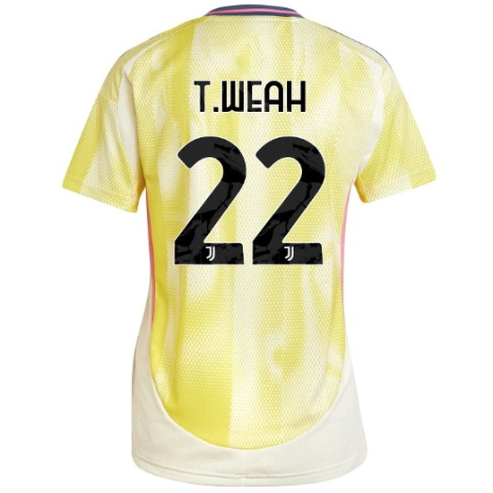 2024/25 Timothy Weah #22 Away Women's Soccer Jersey - Click Image to Close