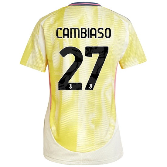 2024/25 Andrea Cambiaso #27 Away Women's Soccer Jersey