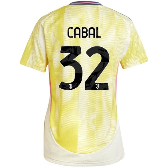 2024/25 Juan Cabal #32 Away Women's Soccer Jersey