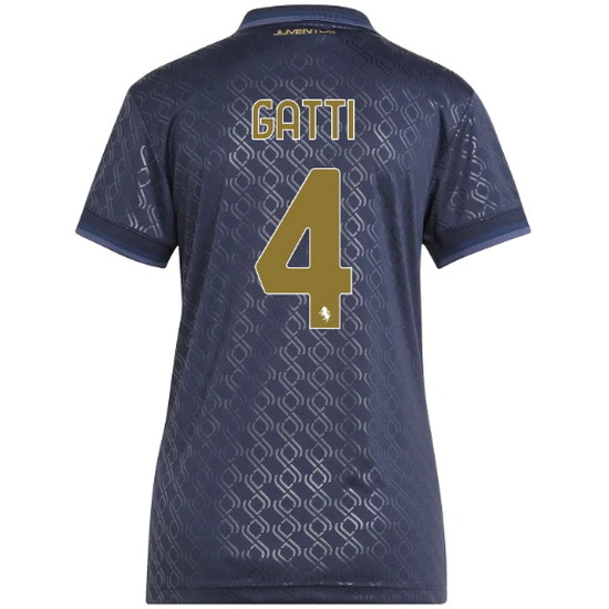 2024/25 Federico Gatti #4 Third Women's Soccer Jersey - Click Image to Close