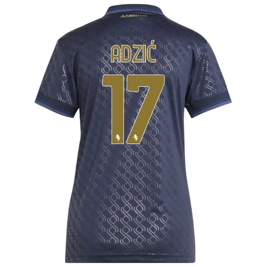 2024/25 Vasilije Adzic #17 Third Women's Soccer Jersey - Click Image to Close