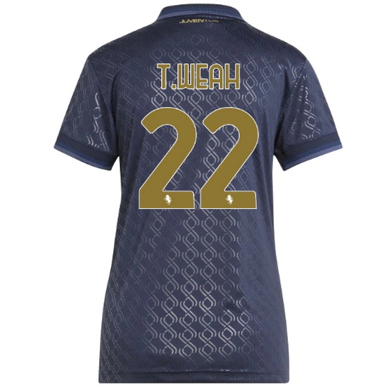 2024/25 Timothy Weah #22 Third Women's Soccer Jersey - Click Image to Close