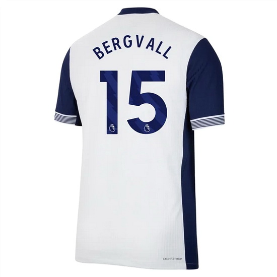 2024/25 Lucas Bergvall #15 Home Men's Soccer Jersey - Click Image to Close