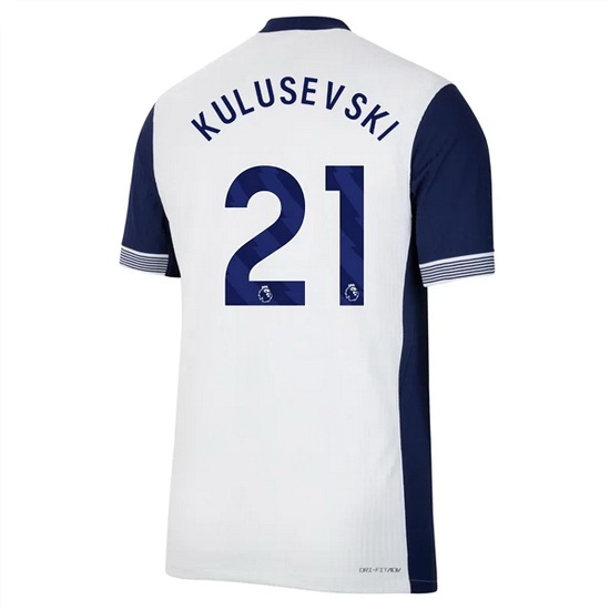 2024/25 Dejan Kulusevski #21 Home Men's Soccer Jersey