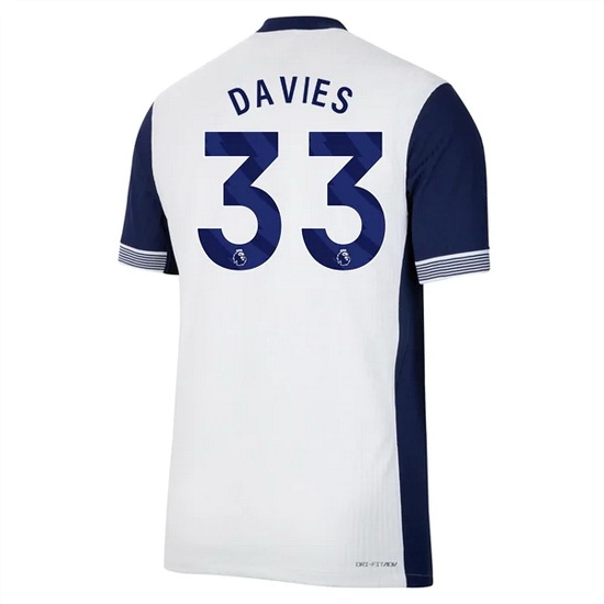 2024/25 Ben Davies #33 Home Men's Soccer Jersey - Click Image to Close