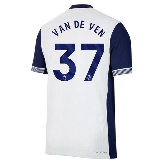 2024/25 Micky van de Ven #37 Home Men's Soccer Jersey