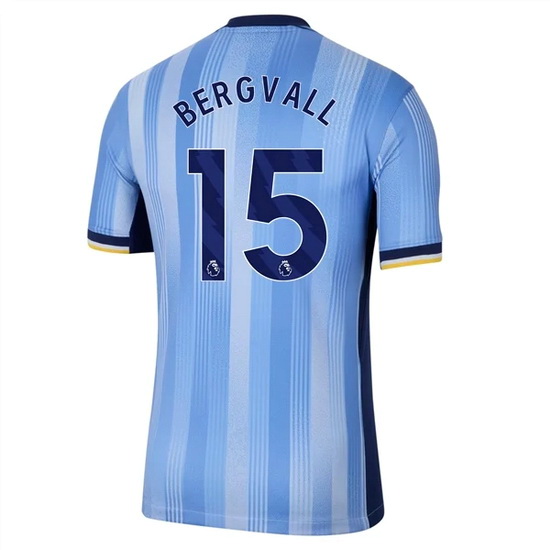 2024/25 Lucas Bergvall #15 Away Men's Soccer Jersey