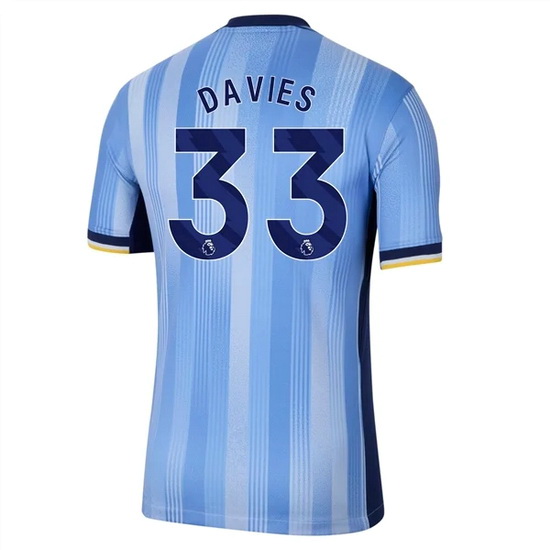 2024/25 Ben Davies #33 Away Men's Soccer Jersey - Click Image to Close