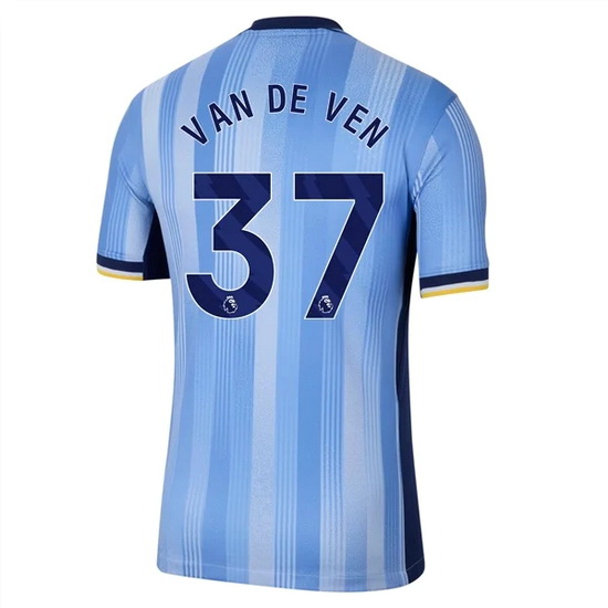 2024/25 Micky van de Ven #37 Away Men's Soccer Jersey - Click Image to Close