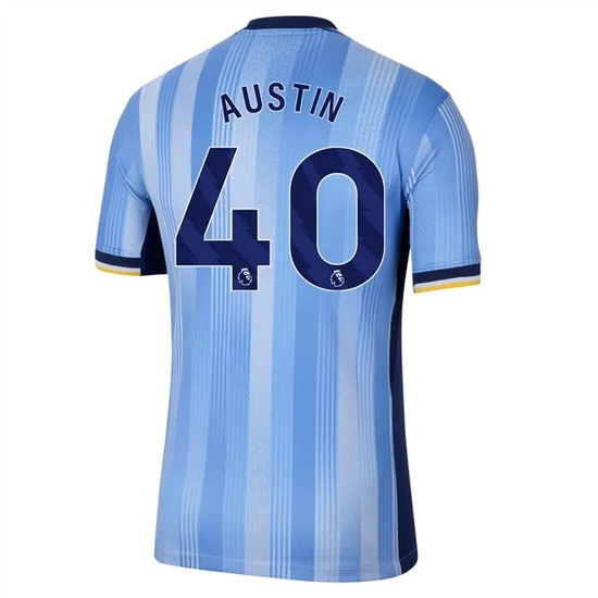 2024/25 Brandon Austin #40 Away Men's Soccer Jersey - Click Image to Close