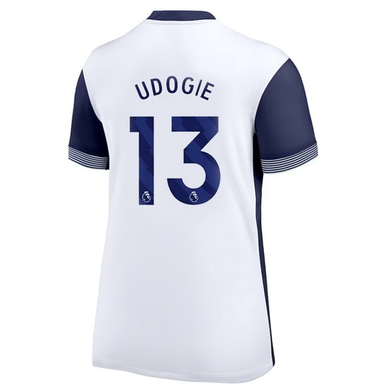 2024/25 Destiny Udogie #13 Home Women's Soccer Jersey - Click Image to Close